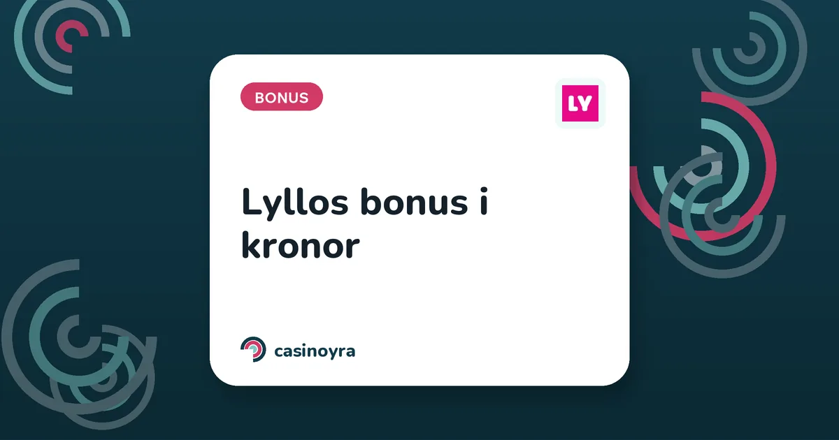 Lyllos bonus i kronor