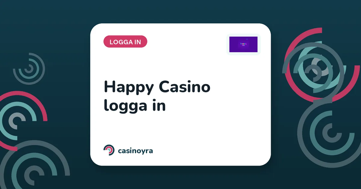Happy Casino logga in