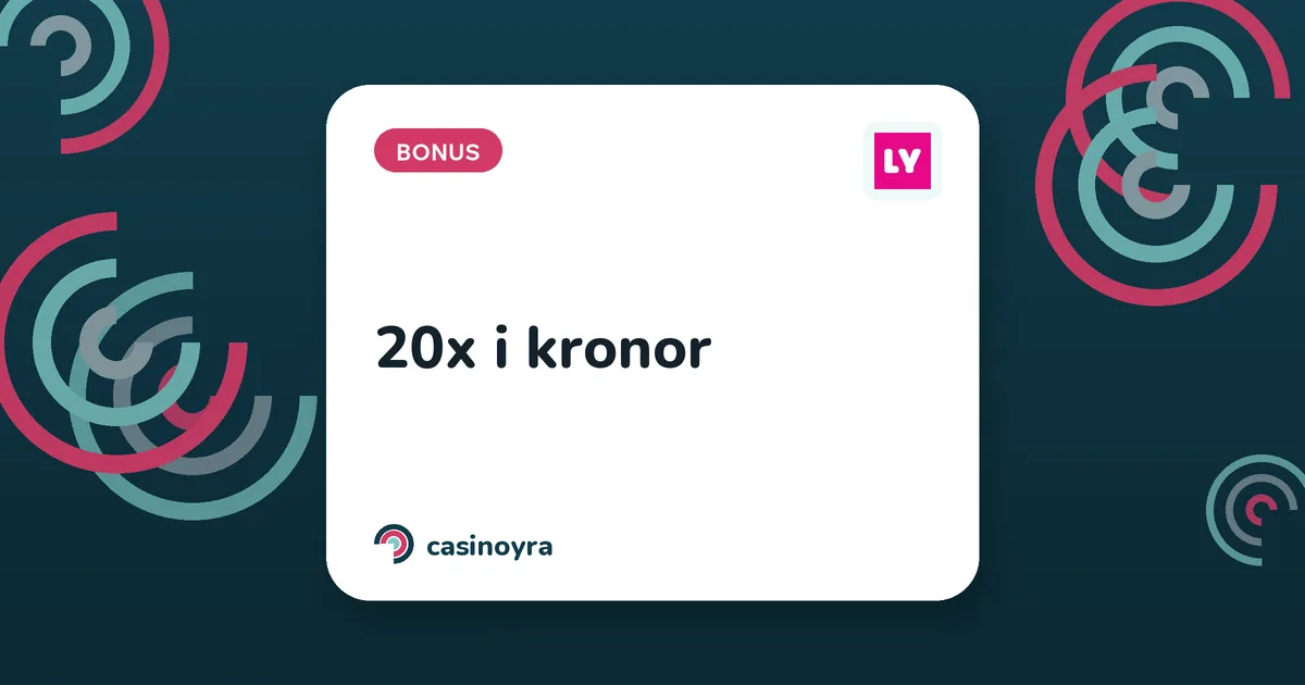 20x i kronor