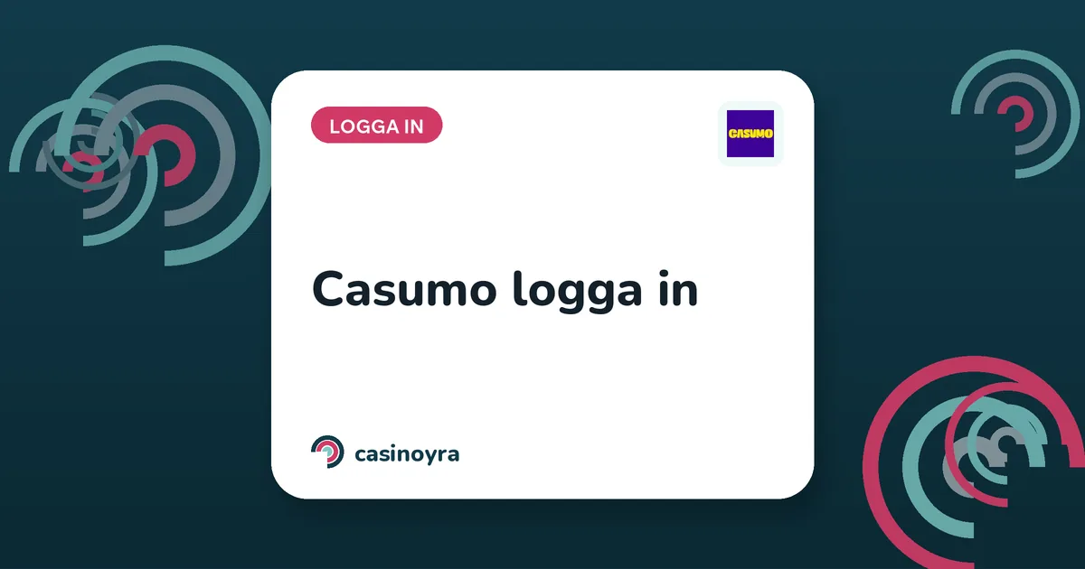 Casumo logga in
