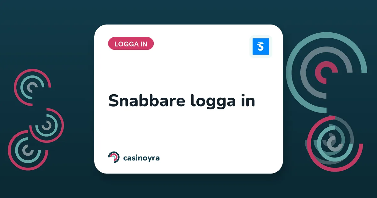 Snabbare logga in